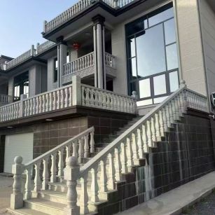 百色 芝麻白别墅阳台栏杆，楼梯栏杆