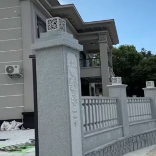 百色 芝麻白别墅围墙栏杆，私人订制