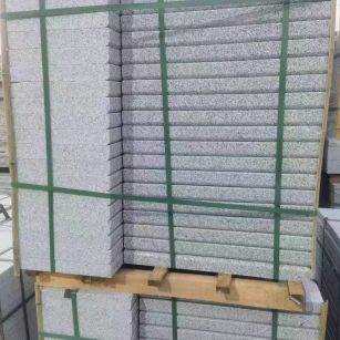 百色 5公分芝麻白，倒斜角，室外楼梯踏步