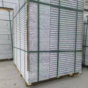 百色 芙蓉白3公分厚磨圆边、拉槽，楼梯踏步