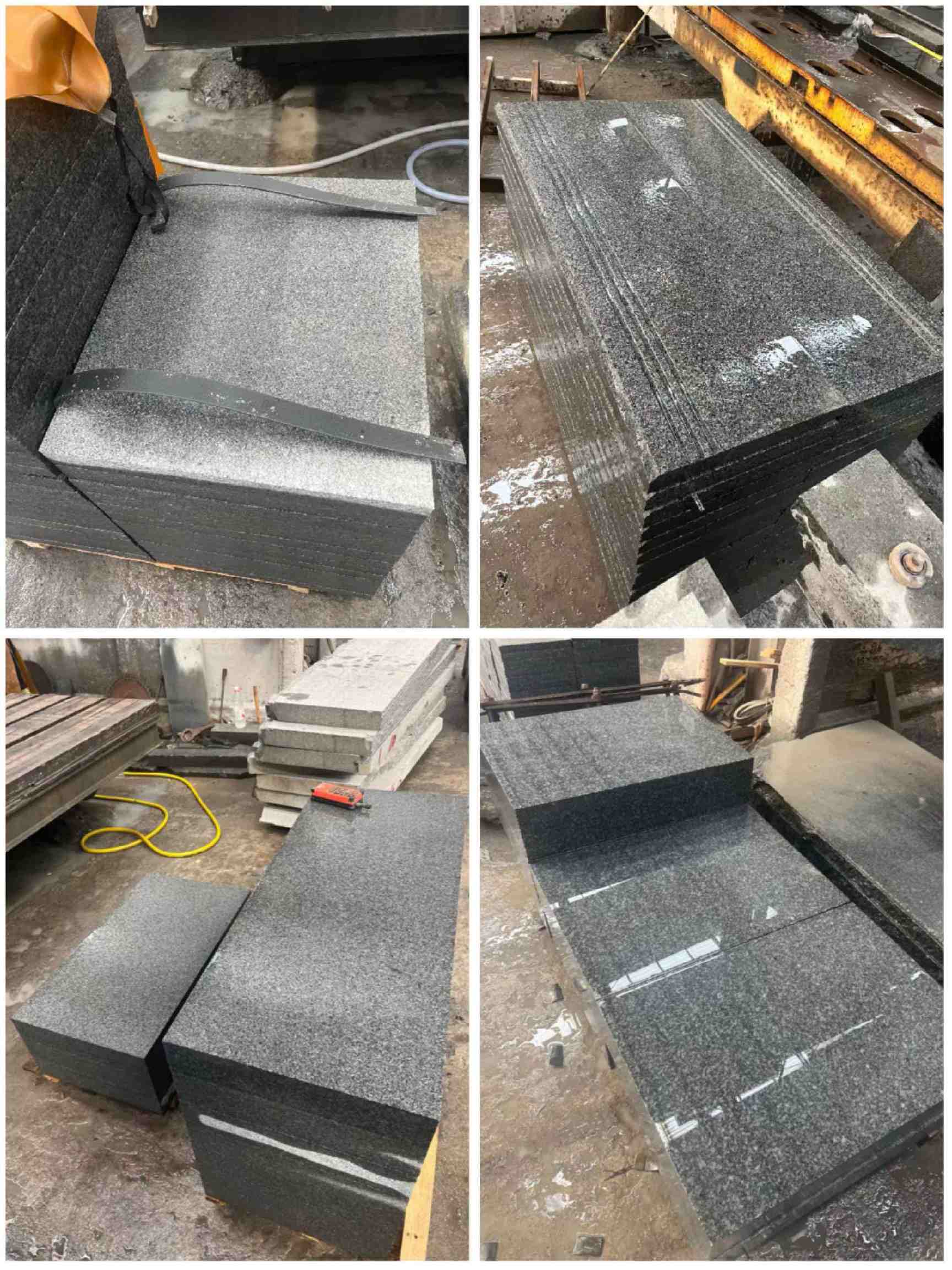 百色 芝麻黑地铺石材