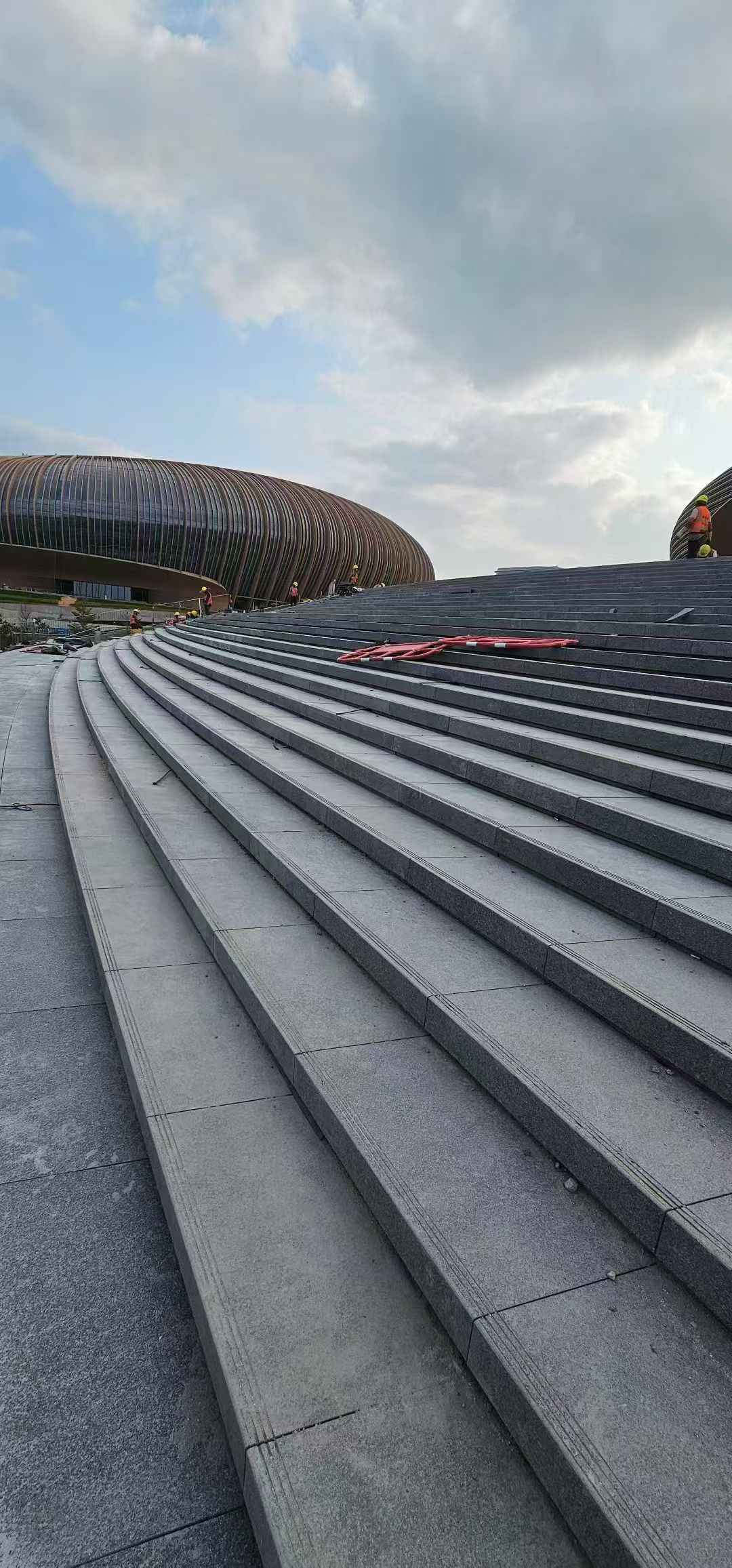 百色 弧形整石台阶铺装效果图