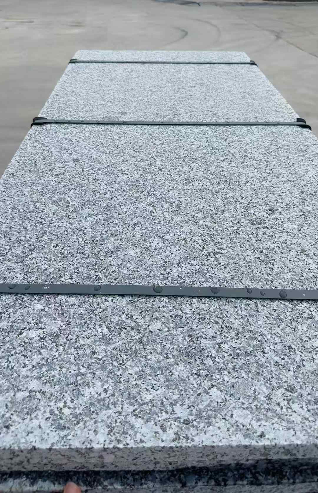 百色 芝麻黑火烧面毛板，条板，半成品