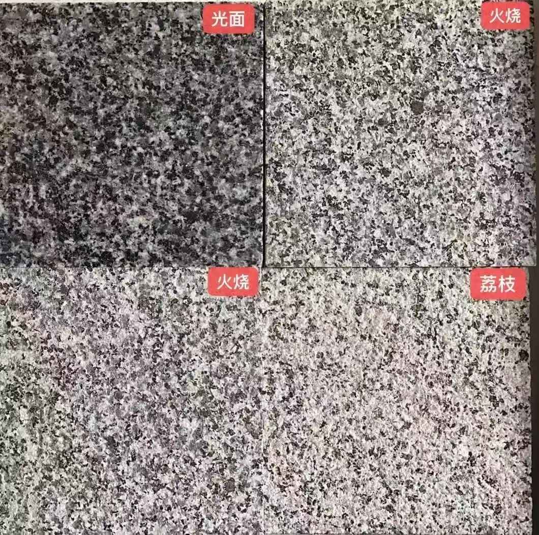 百色 芝麻黑光面，芝麻黑火烧面，芝麻黑荔枝面