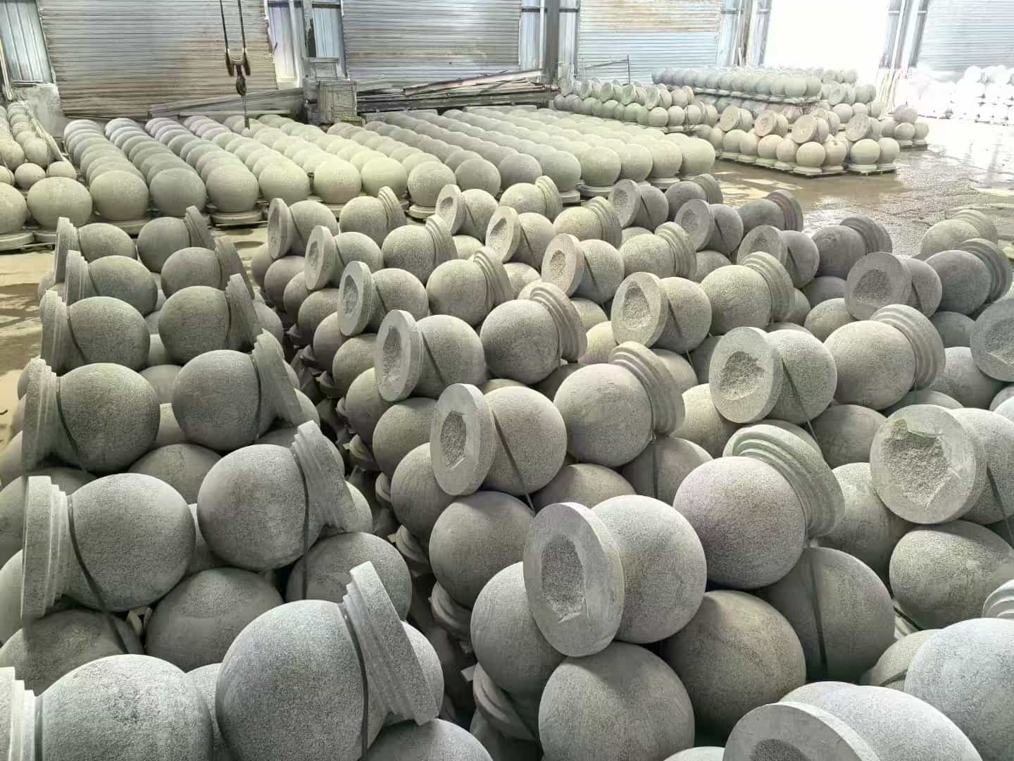 百色石材挡车球
