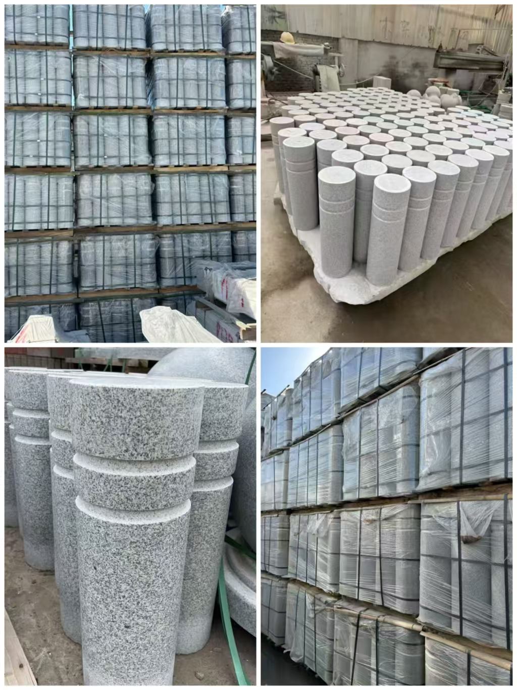 百色 芝麻白花岗岩挡车柱、隔离柱多少钱