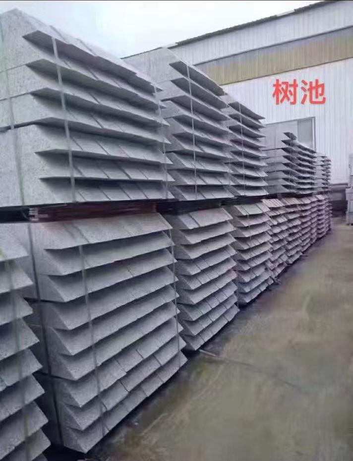 百色 芝麻灰切头树池